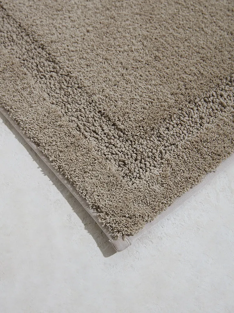 Westside Home Taupe Marshmellow Bathmat