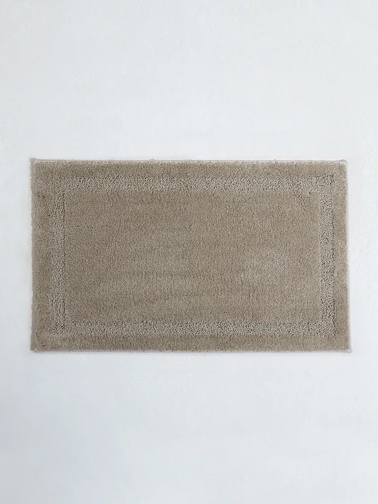 Westside Home Taupe Marshmellow Bathmat